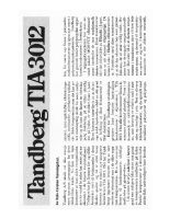 Tandberg TIA-3012-Review